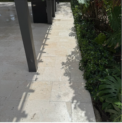 After pressure washing, South Florida project 2