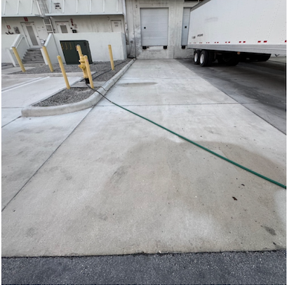 After pressure washing, South Florida project 8