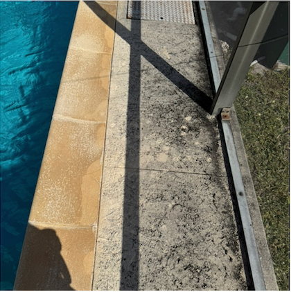 Before pressure washing, South Florida project 3