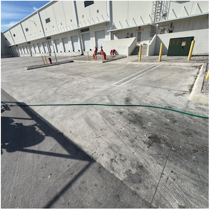 Before pressure washing, South Florida project 7